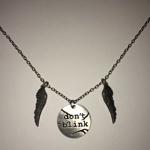 Doctor Who Weeping Angel Don’t Blink Necklace